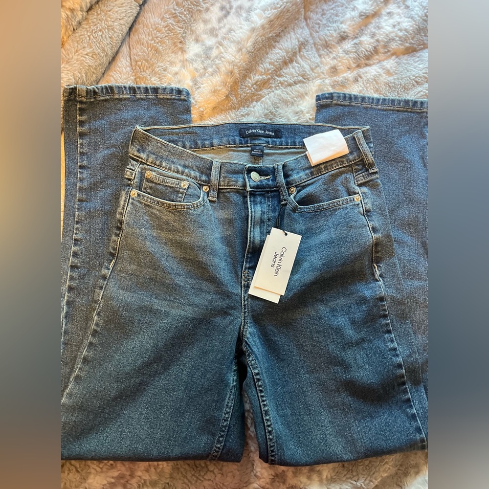 Calvin Klein high rise jean